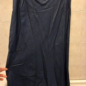 Zara Deep Blue Maxi Skirt